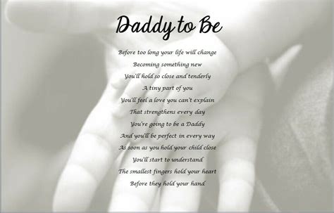 We did not find results for: DADDY TO BE - poem (Laminated Gift) | eBay