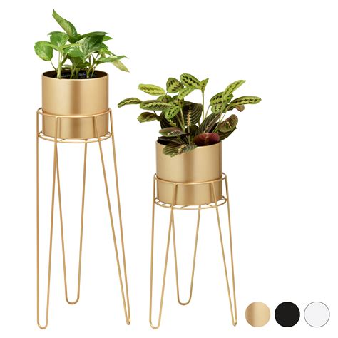Tall Plant Pots With Stands Amazon Com Fox Fern Tall Plant Stand