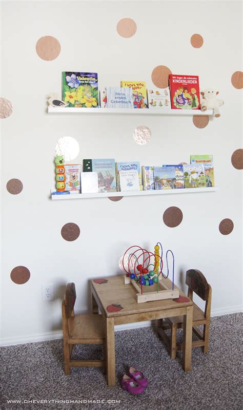 Diy Kids Room Wall Decor And Book Storage