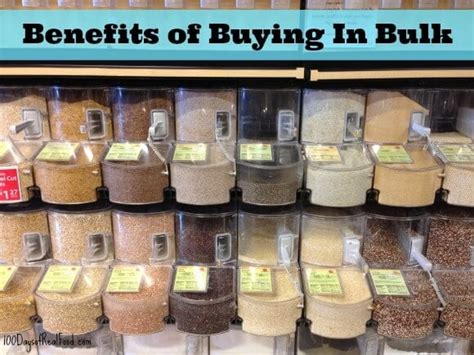 Why I Buy In Bulk And Why You Should Too