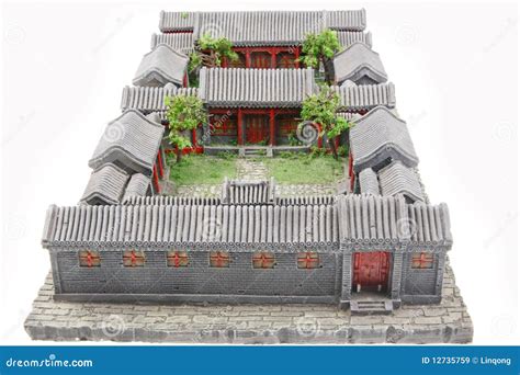 Chinese Courtyard Model Stock Image Image Of Homeownership 12735759