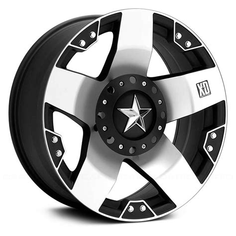 Xd Series® Xd775 Rockstar Wheels Matte Black With Machined Face Rims