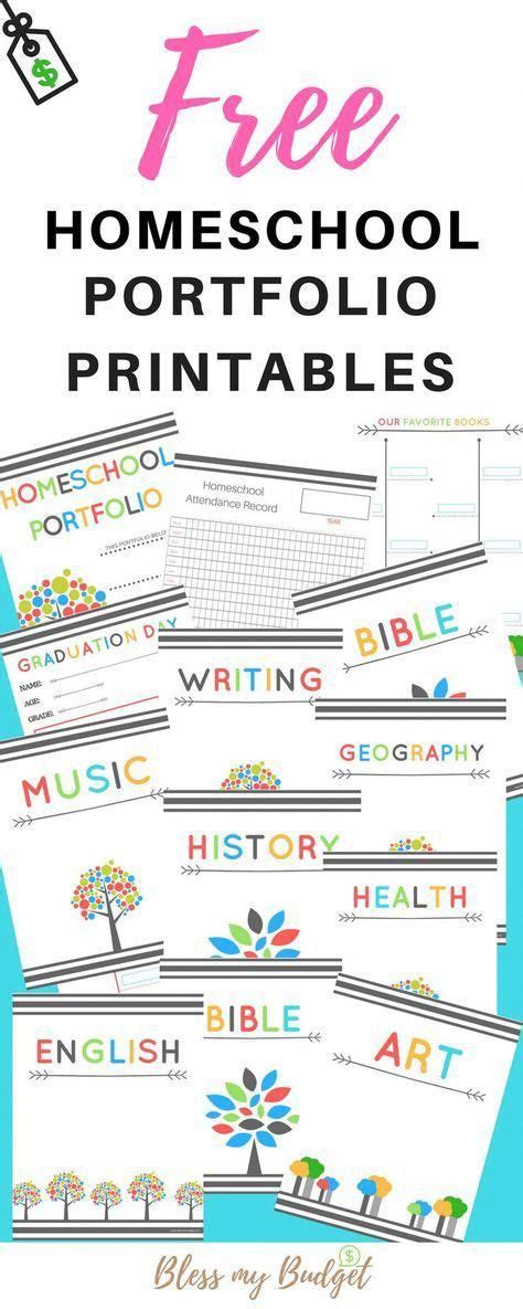 Free Homeschool Portfolio Printables How To Easily Set Up Your