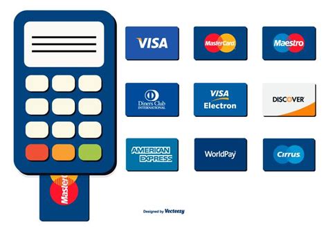 Visa Mastercard American Express Discover Vector At Vectorified Com