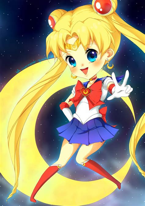 Chibi Sailor Moon By Plurain On Deviantart Chibi Sailor Moon Sailor