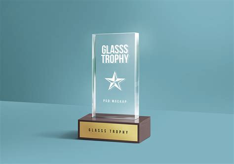 Download Glass Trophy PSD Mockup - GraphicsFuel