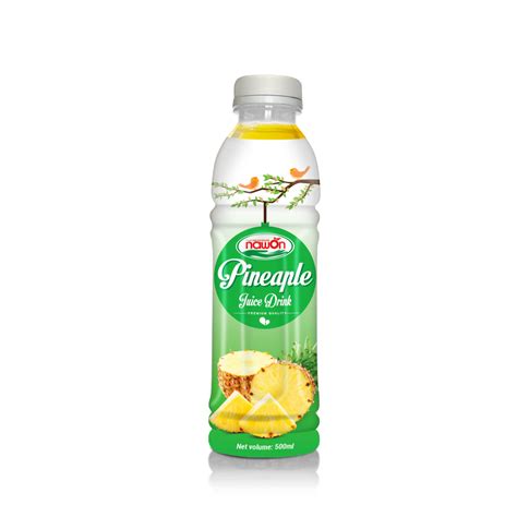 Pineapple Juice Drink With Collagen 500ml Packing 24 Bottles Carton