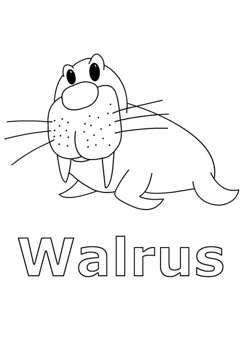 Visit a theme to find lesson plans and activities that include easy instructions and a list of materials needed. Free Printable Walrus Coloring Pages For Kids