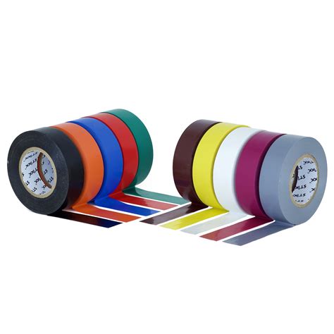 Stikk Multi Colored Electrical Tape 10 Pack 34 Wide 66 Feet 20