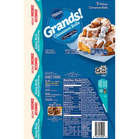 Pillsbury Cinnamon Roll Nutrition Facts Besto Blog