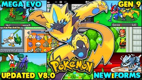 New Update Pokemon Gba Rom Hack With Gen 9 Mega Evolution Paldean