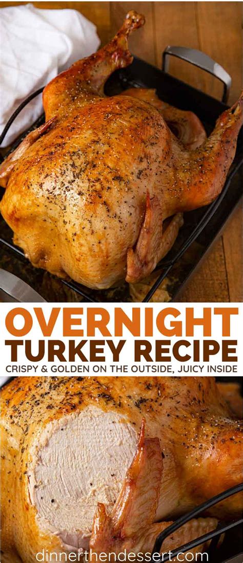 overnight turkey recipe dinner then dessert