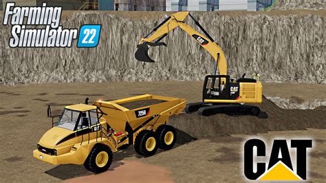 Fs22 🚧 New Caterpillar 336f L 🚧 Farming Simulator 22 Mods Youtube