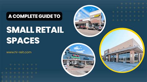 Small Retail Spaces For Rent A Complete Guide