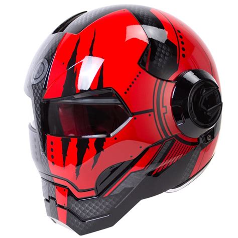 Helm Iron Man Sepeda Motor Sepeda Casque Man Casco Moto Helm Penuh