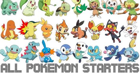 Danh Sách Toàn Bộ Pokemon Starter Theo Từng Thế Hệ Hay Nhất