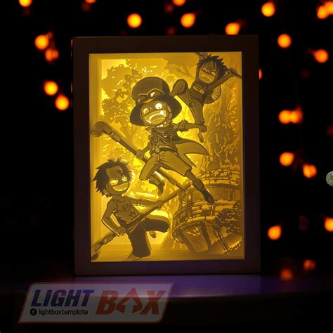 Pin di Paper Cut Light box teamplate