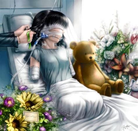 71 Sad Anime Girl In Hospital Zflas