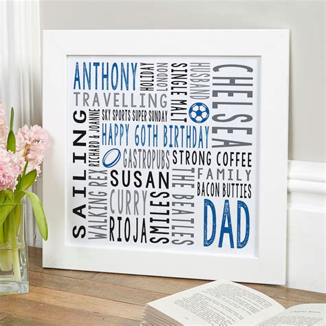 We've rounded up 9 awesome 60th birthday gifts to please the over the hill victim. 60th Birthday Personalized Unique Gifts for Him ...