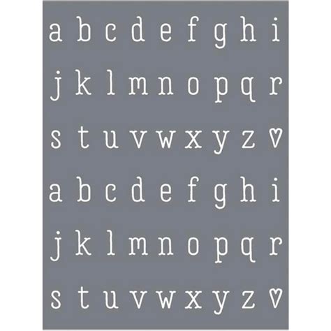 4 inch scrabble letter style stencils 46 reviews. Alphabet 4 Mesh Stencil 9" x 12" | Chalk It Up Fancy