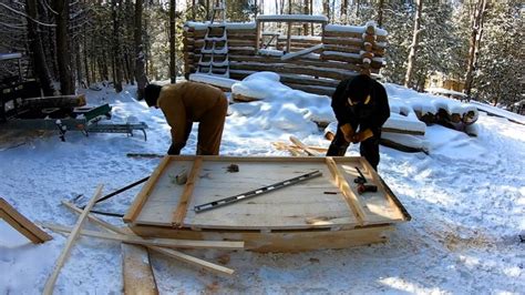 Two Men Build Cozy Snowmobile Camper From Scratch Take A Look Inside