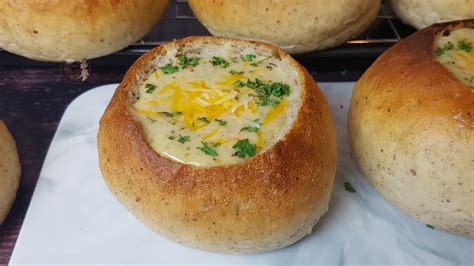 Quick And Easy Bread Bowls Recipe Panera Style Bread Bowlinstant Pot