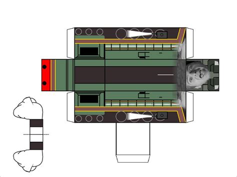 Back To The Future Train Papercraft