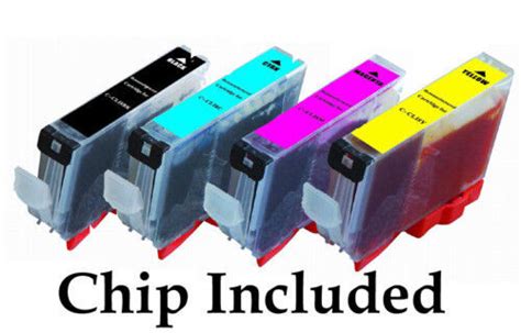 4 Pack Comp Printer Ink Cartridges For 225 226 Canon Mx892 Mg5320