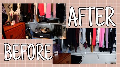 Declutter And Organize My Closet Ultimate Cleaning Inspo Youtube