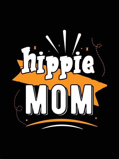 Hippie Mom Mothers T Shirt Design 5006538 Vector Art At Vecteezy
