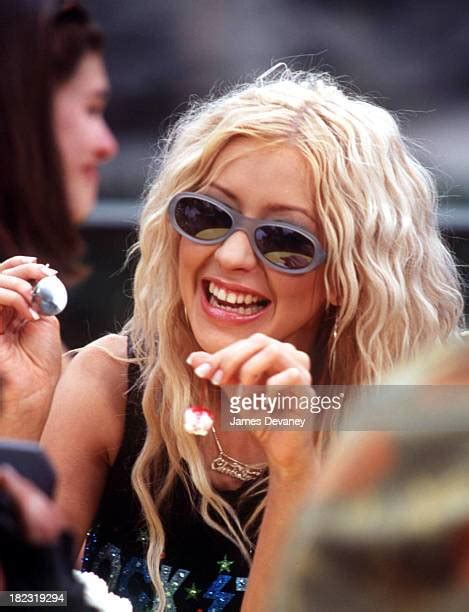 Christina Aguilera Performs At Disney World Circa 2000 Photos And
