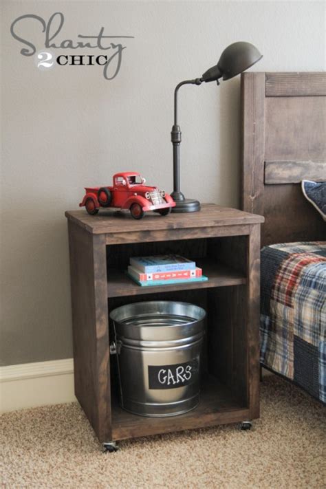 10 Awesome Diy Wood Nightstands Shelterness