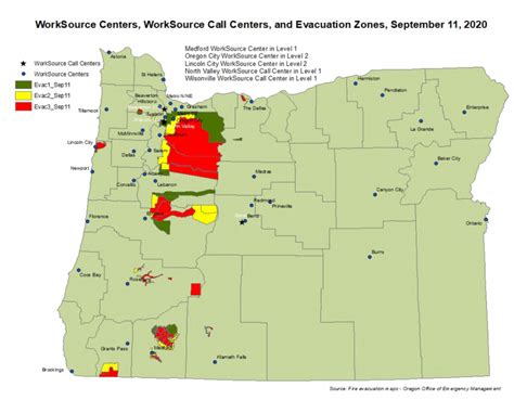 Wildfires In Oregon Businesses And Jobs In Evacuation Zones Southern Oregon Business Journal