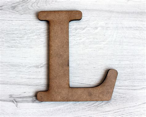 Large Wooden Letters Big Wooden Letter L Painted Etsy