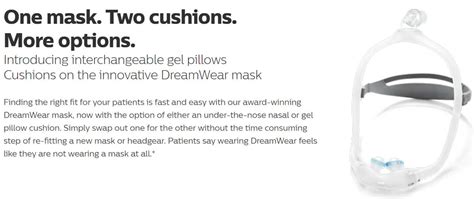 About 85% of people will fit into a size medium. DreamWear Mask - Philips Respironics CPAP Nasal Pillows ...