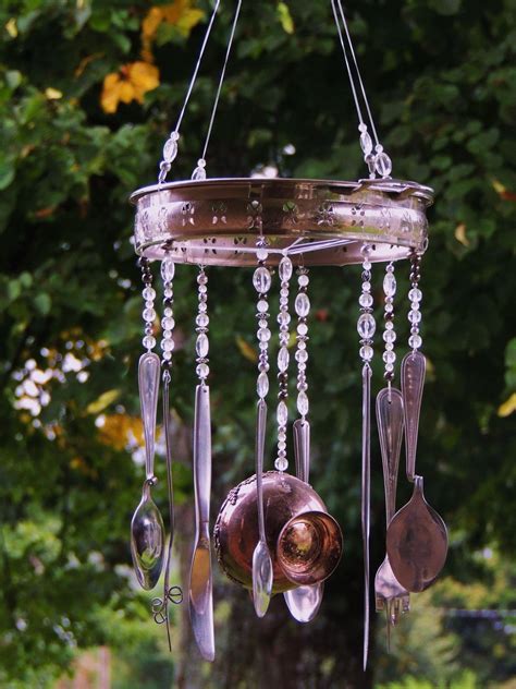Want to discover art related to wind_chimes? Vintage Wind Chime. Not sure about the utensils but ...