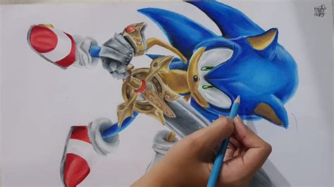 Speed Drawing Sonic Youtube