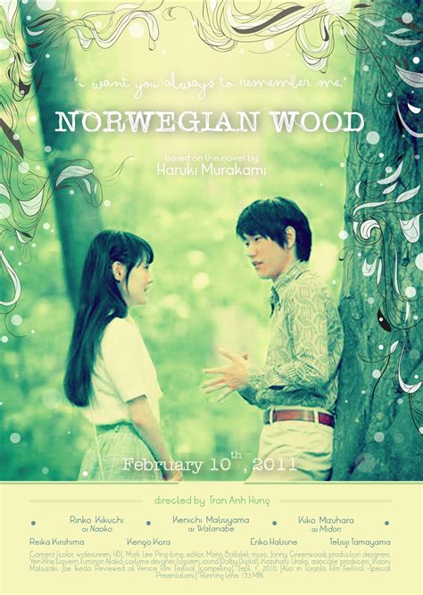 Norwegian wood movie flyer en 2019