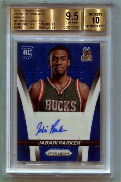 How the duke star upped his game by fixing his eyes; BGS 9.5 GEM 2014-15 PANINI PRIZM JABARI PARKER /249 ...