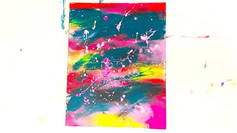 Abstract Splatter Painting Time Lapse Art Two Art Episode 63