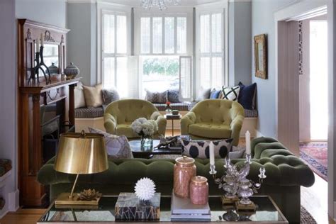 Eclectic Neutral Living Room With Chesterfield Sofa Hgtv