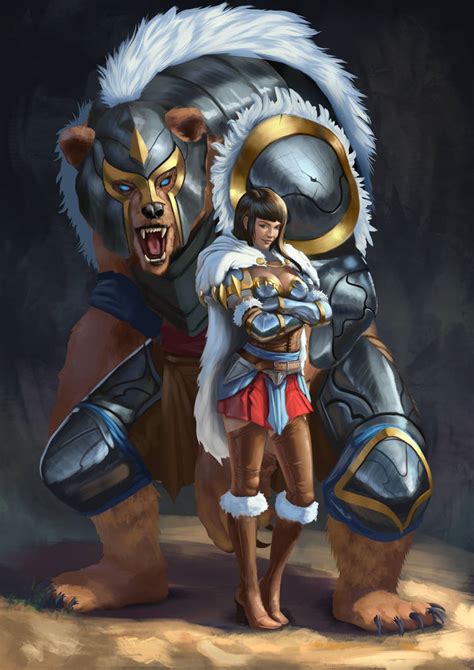 Armored Bear Warrior By Zamberz On Deviantart