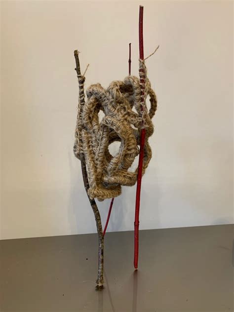 Rope Sculpture 3 Stella Macdougall Sustainable Sculpture Practice