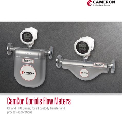 Camcor Coriolis Flow Meters Brochure
