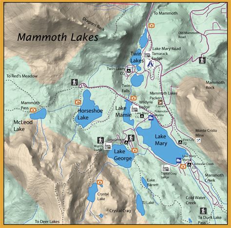 Mammoth Lakes Zip Code Map Map