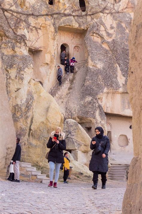 People In Cappadocia Editorial Stock Image Image Of Openair 244331949