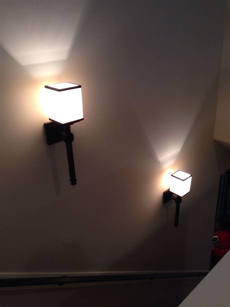 You can choose typical lighting such as ceiling lighting. Stairway lighting | Stairway lighting, Wall lights, Stair ...