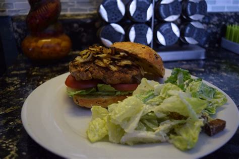 May 28, 2019 by shirley 14 comments. Turkey Mushroom Burgers with Caramelized Onions | Mushroom ...