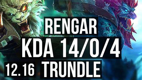 Rengar Vs Trundle Jng Legendary Games M Mastery