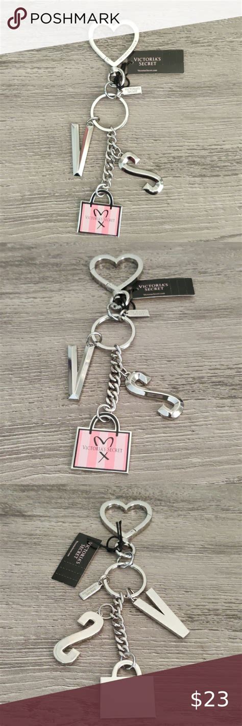 Victorias Secret Keychain With Shopping Bag Charm In 2021 Love